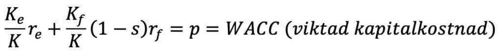 wacc formel